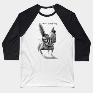 Wuff Wuff Dog Baseball T-Shirt